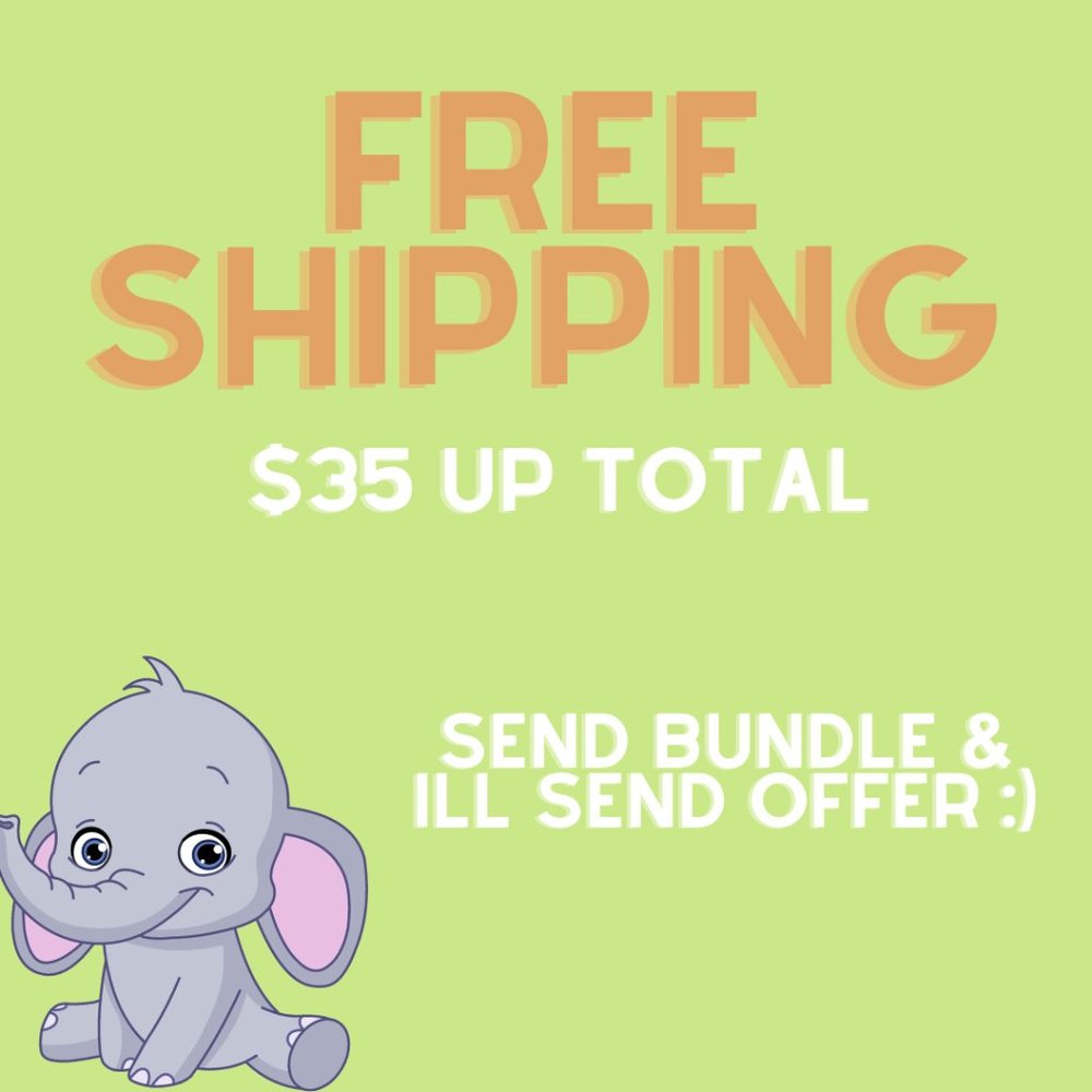 SHIPPING ON ME! $35 ABOVE :)
